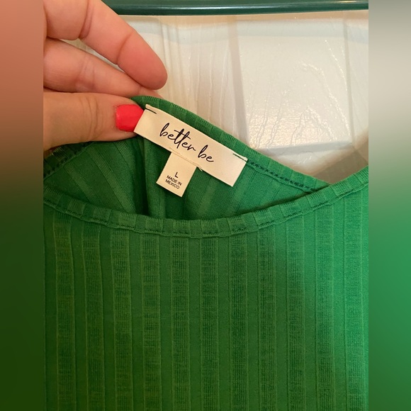 Spaghetti strap green dress - Picture 4 of 4